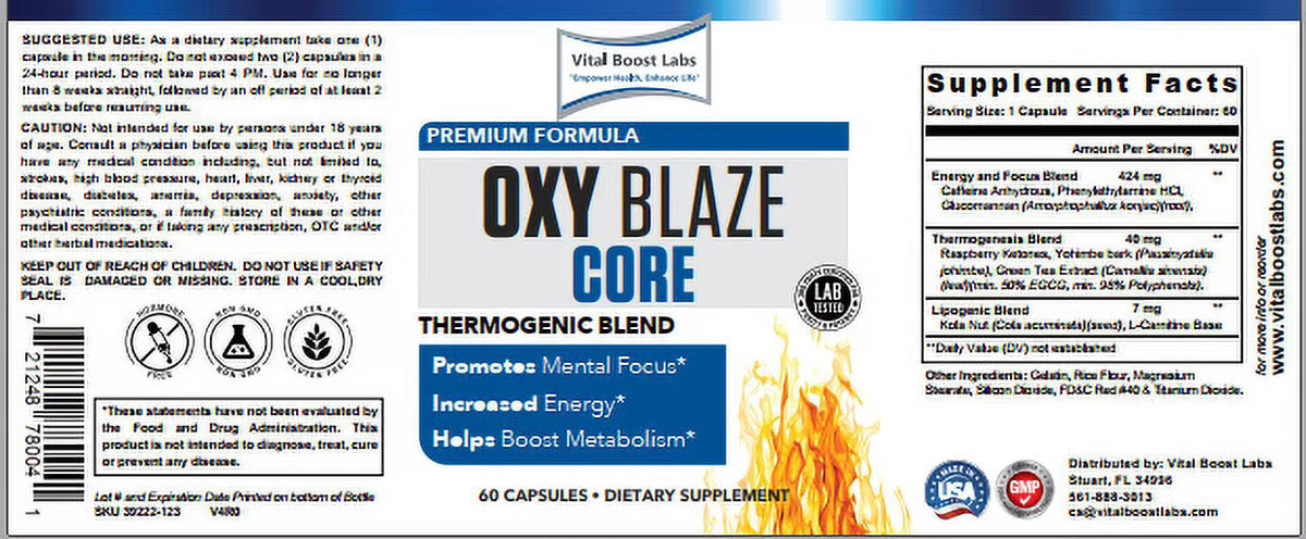 60 Capsules Thermogenic Blend C2286
