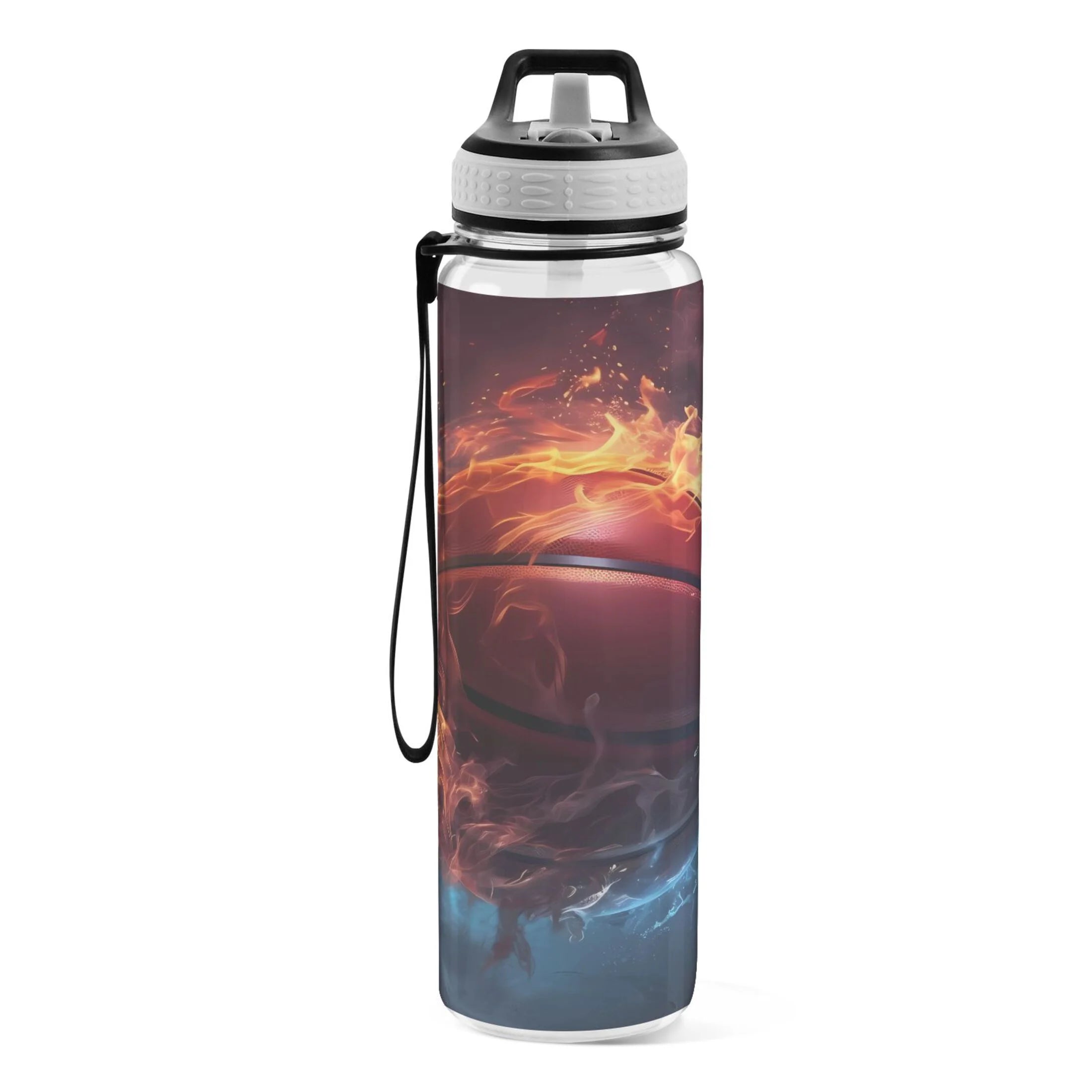 32oz Tritan Leakproof Clear Sports Water Bottle N244728