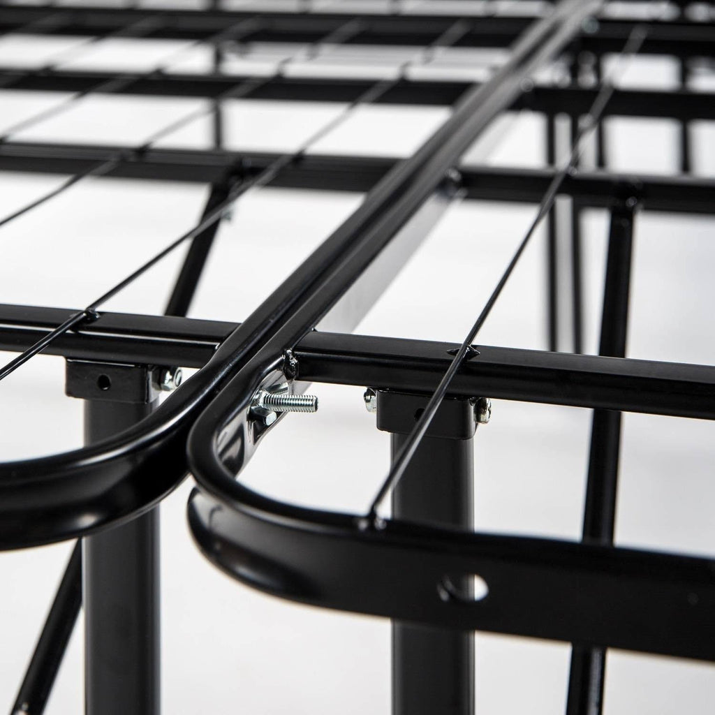 Black Steel Smart Base Bed Frame X27258