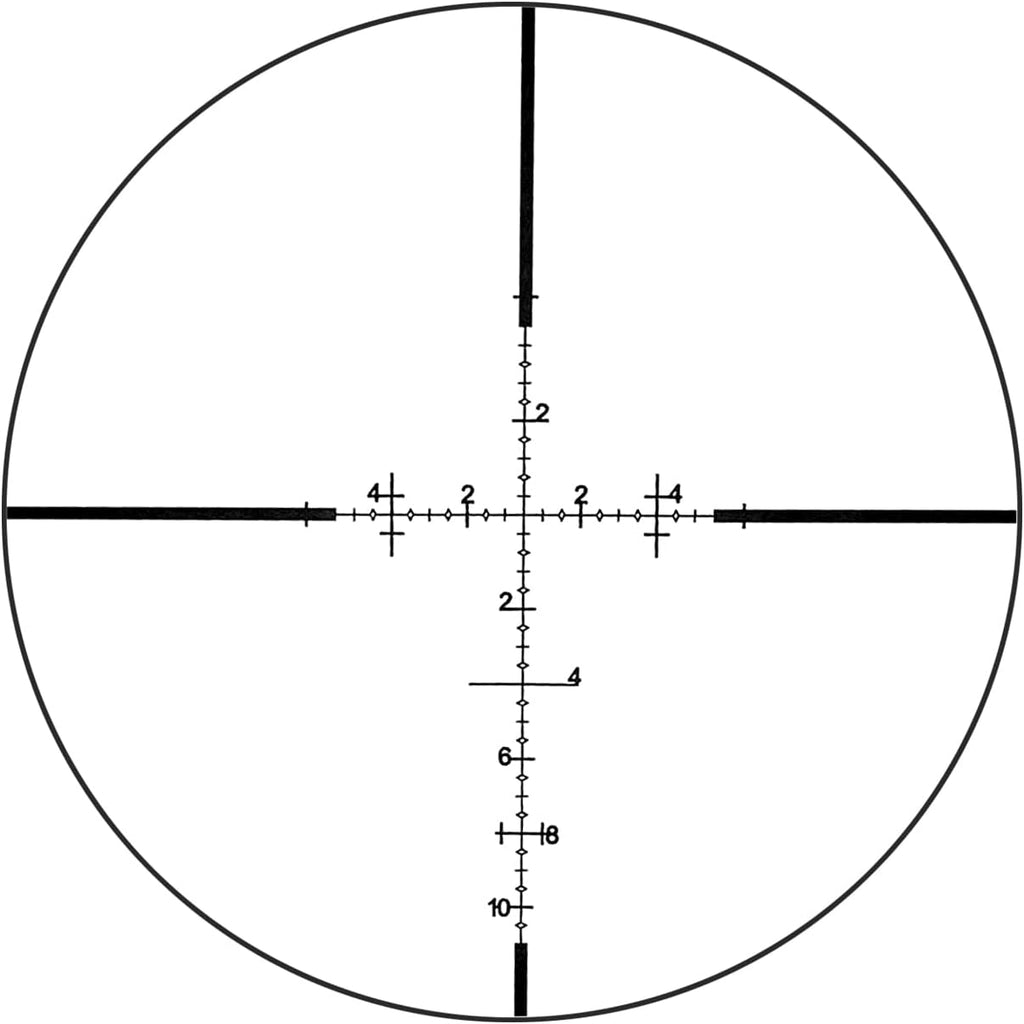 1-5x24 Rifle Scope SFP Tactical Optic Sight with Adjustment Lock Includes Scope Mount Rear Optical Glass Pack of 2 D766