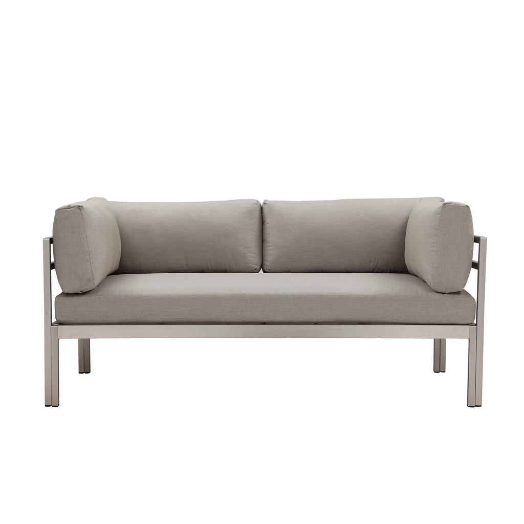 Gray Water Resistant Outdoor Sofa B8654