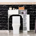 White Freestanding Over Toilet Bathroom Storage Cabinet M4592