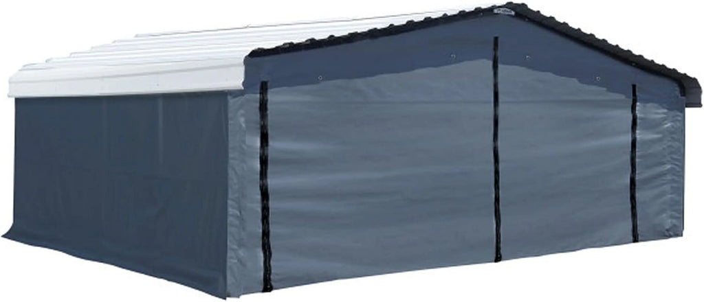20 x 20 ft. Fabric Carport Enclosure Kit Y16196