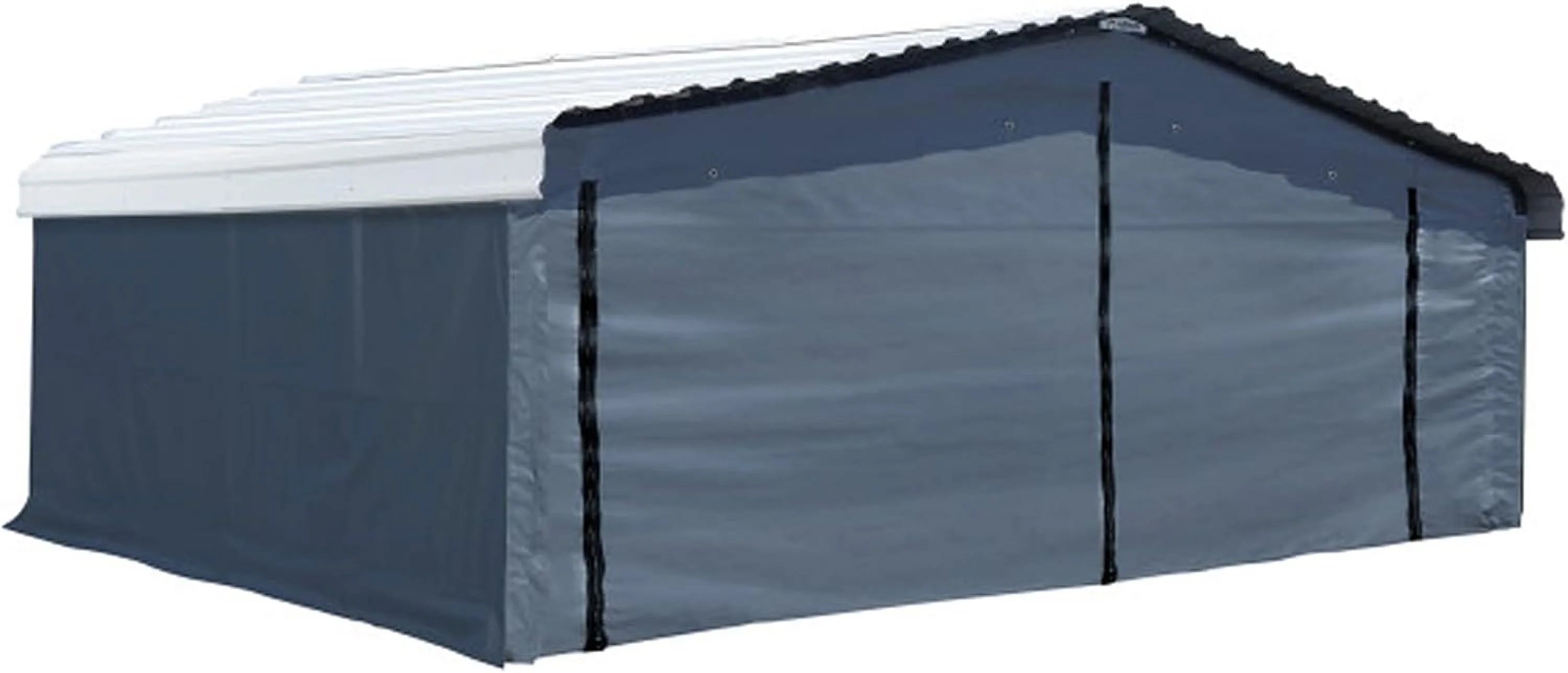 20 x 20 ft. Fabric Carport Enclosure Kit Y16196