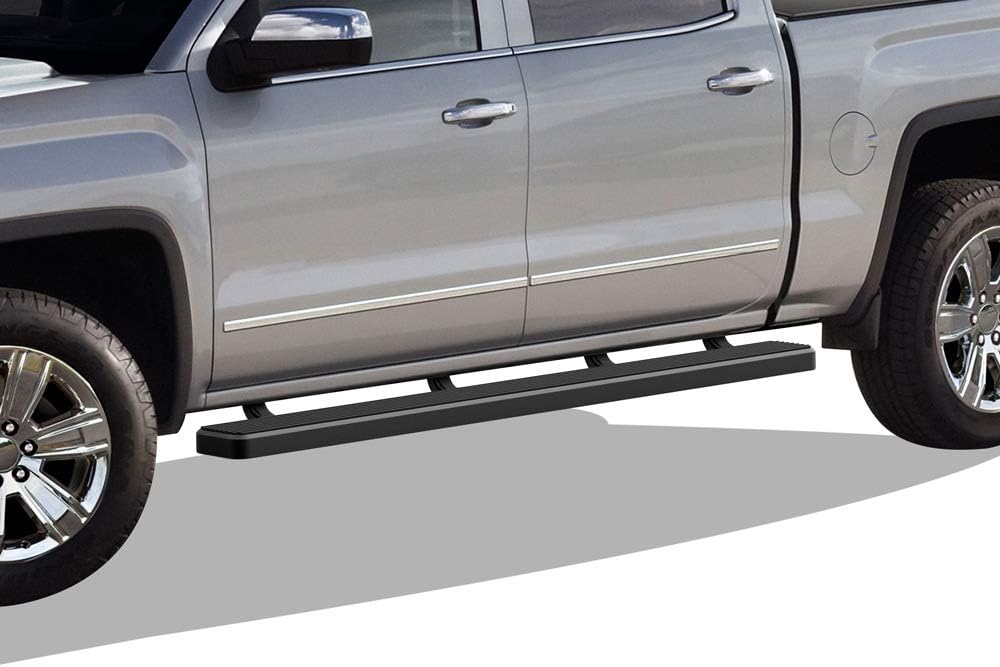 Black Powder Coated 5in Running Boards D339