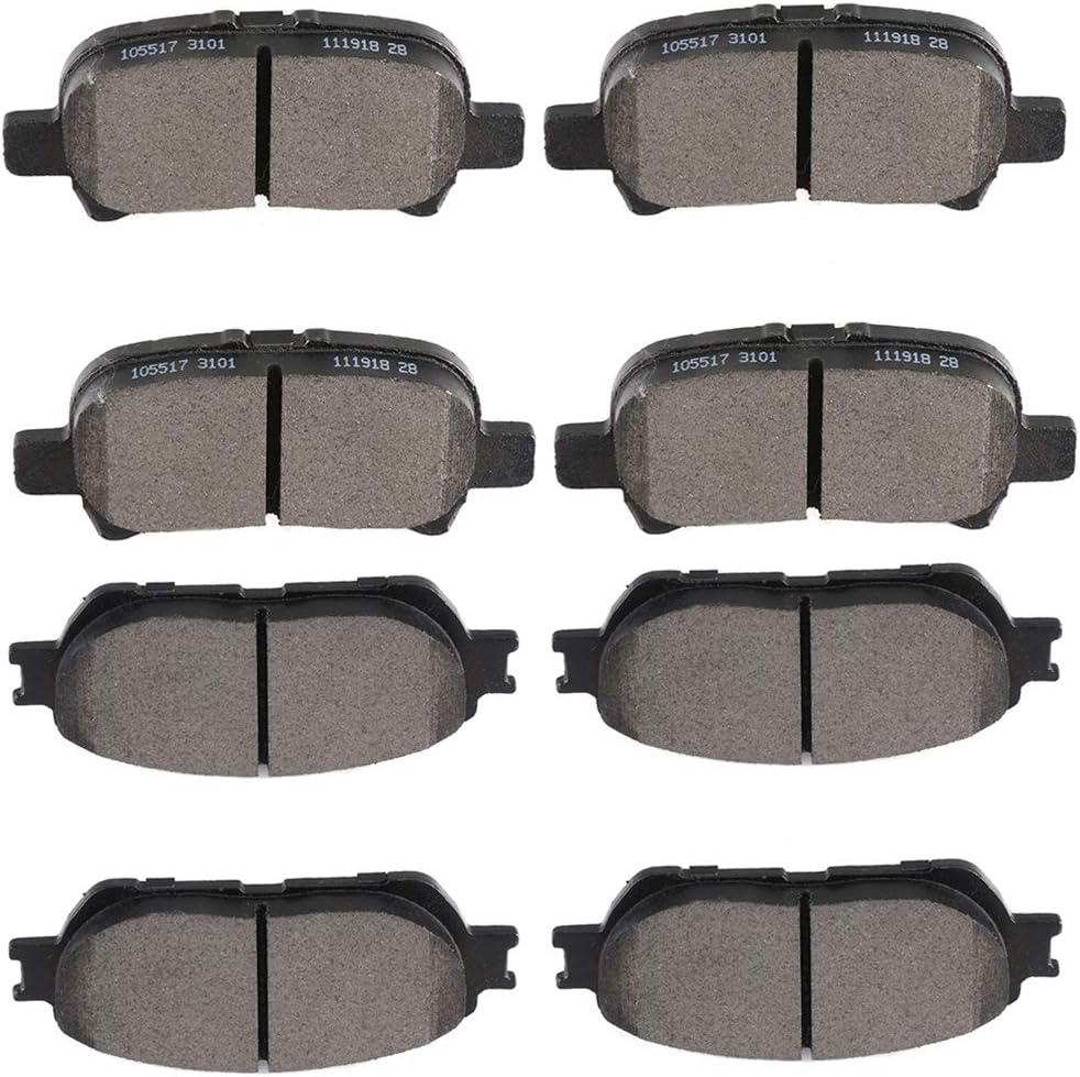 8pcs Ceramic Brake Pads Set I94739