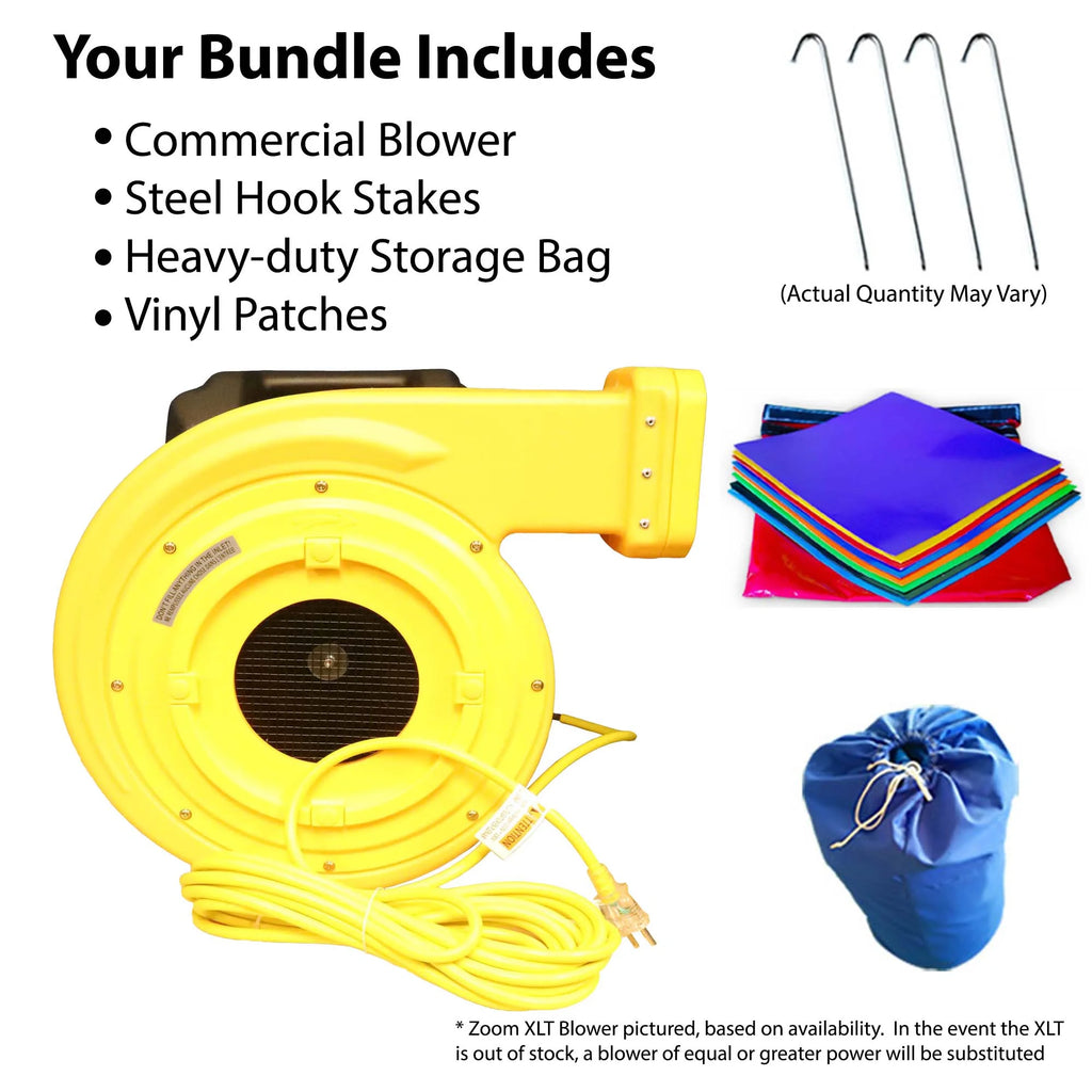 Commercial Inflatable Slip n Slide with Blower, 35' H128052