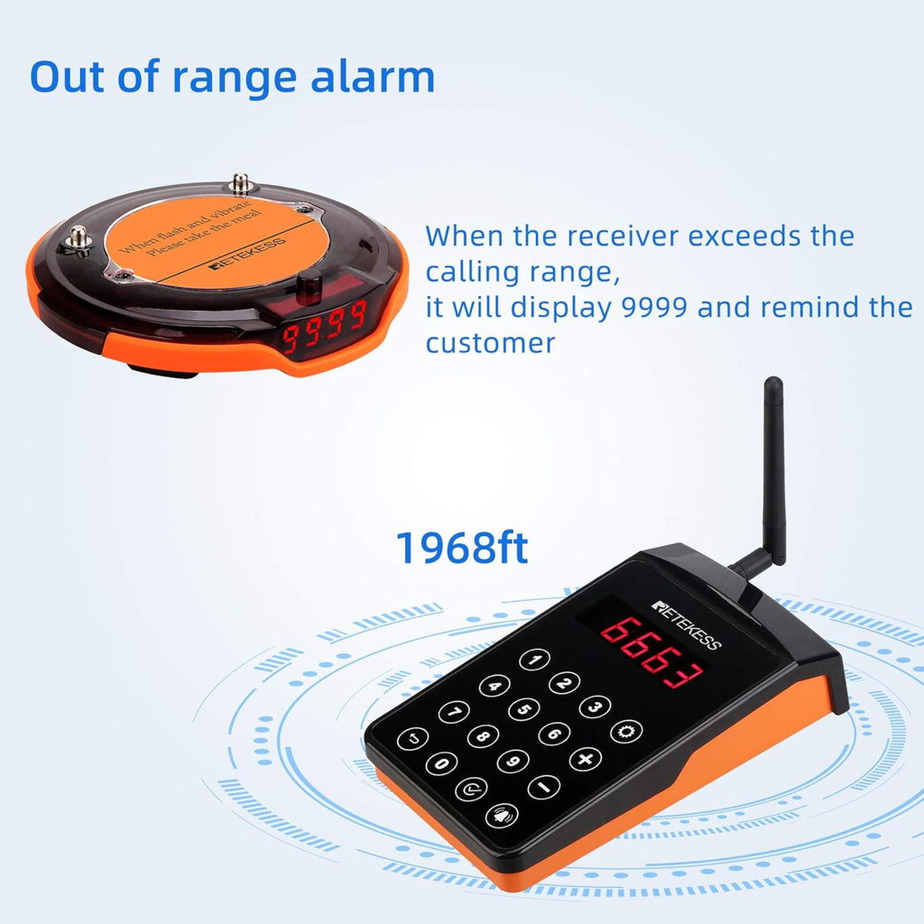 10 Pagers IP67 Waterproof Buzzer J846193