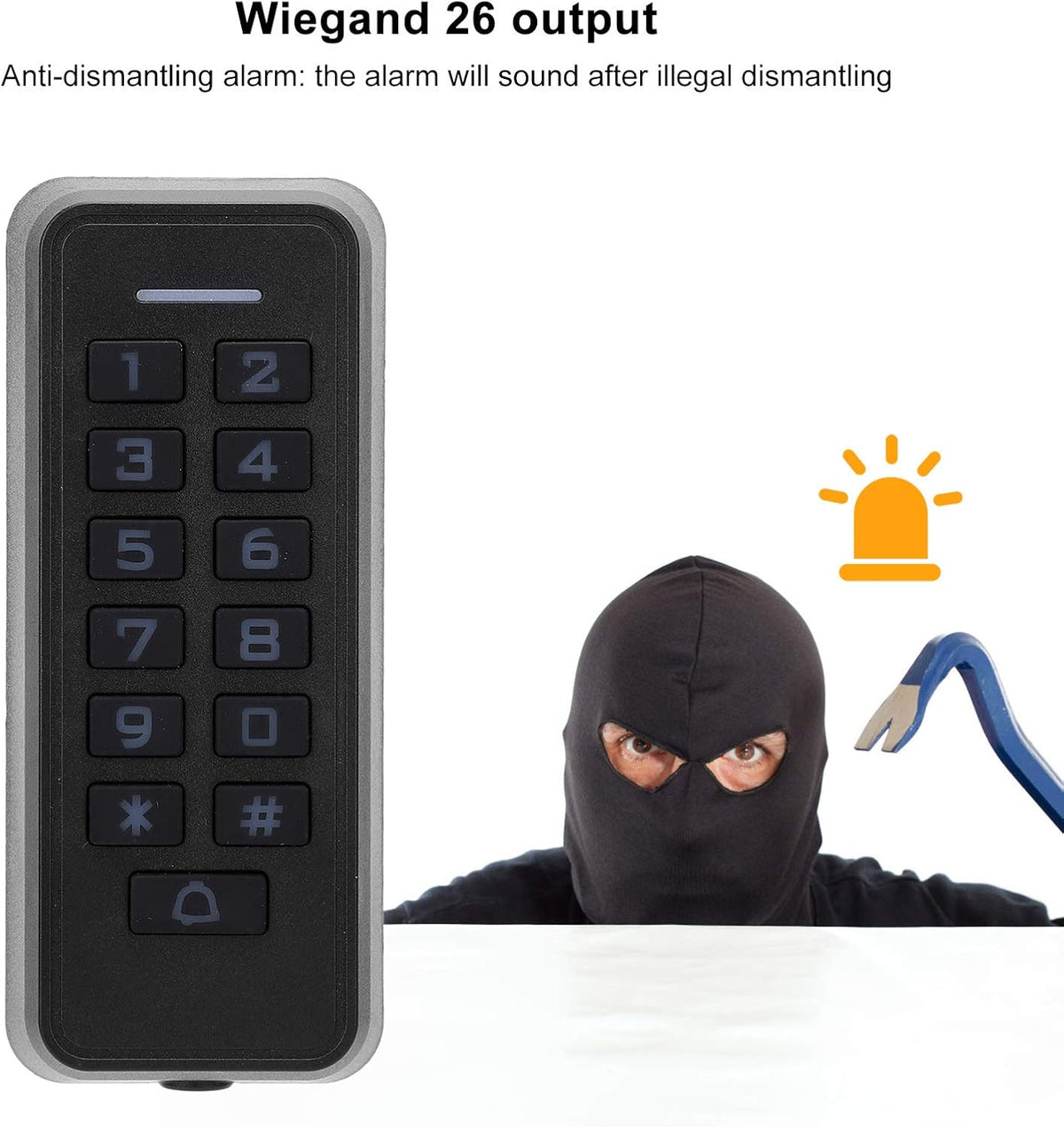 125KHz RFID Wireless WIFI Access Control Keypad with Backlight R9363