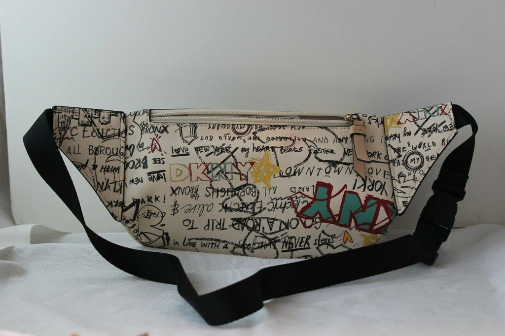 White Graffiti Belt Bag S7639