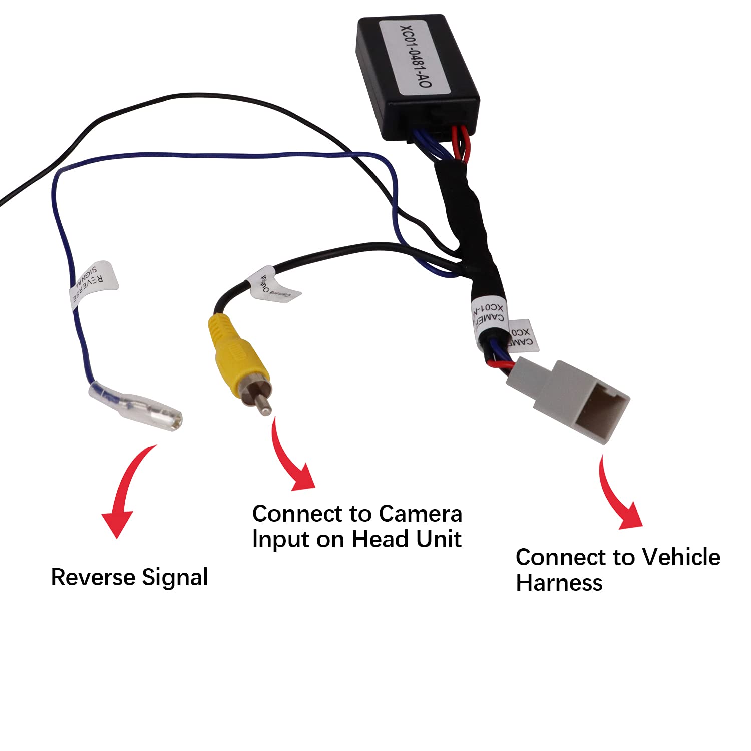 Camera Retention Interface Harness Compatible with 2013-UP Mitsubishi I2502