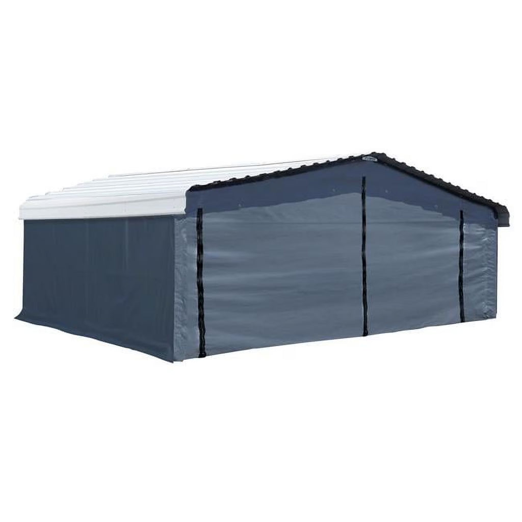20 x 20 ft. Fabric Carport Enclosure Kit Y16196