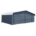 20 x 20 ft. Fabric Carport Enclosure Kit Y16196