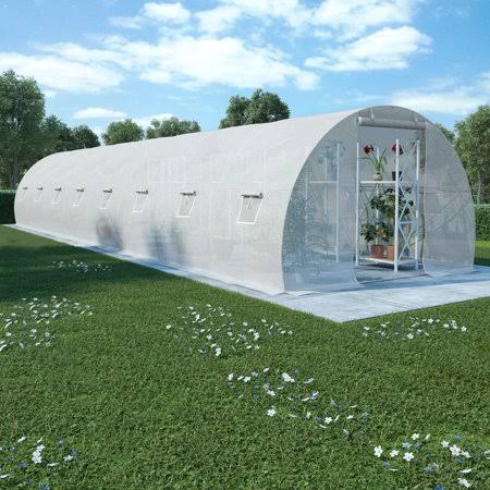 Greenhouse with Steel Foundation 472.4 inchx118.1 inchx78.7 inch O154993