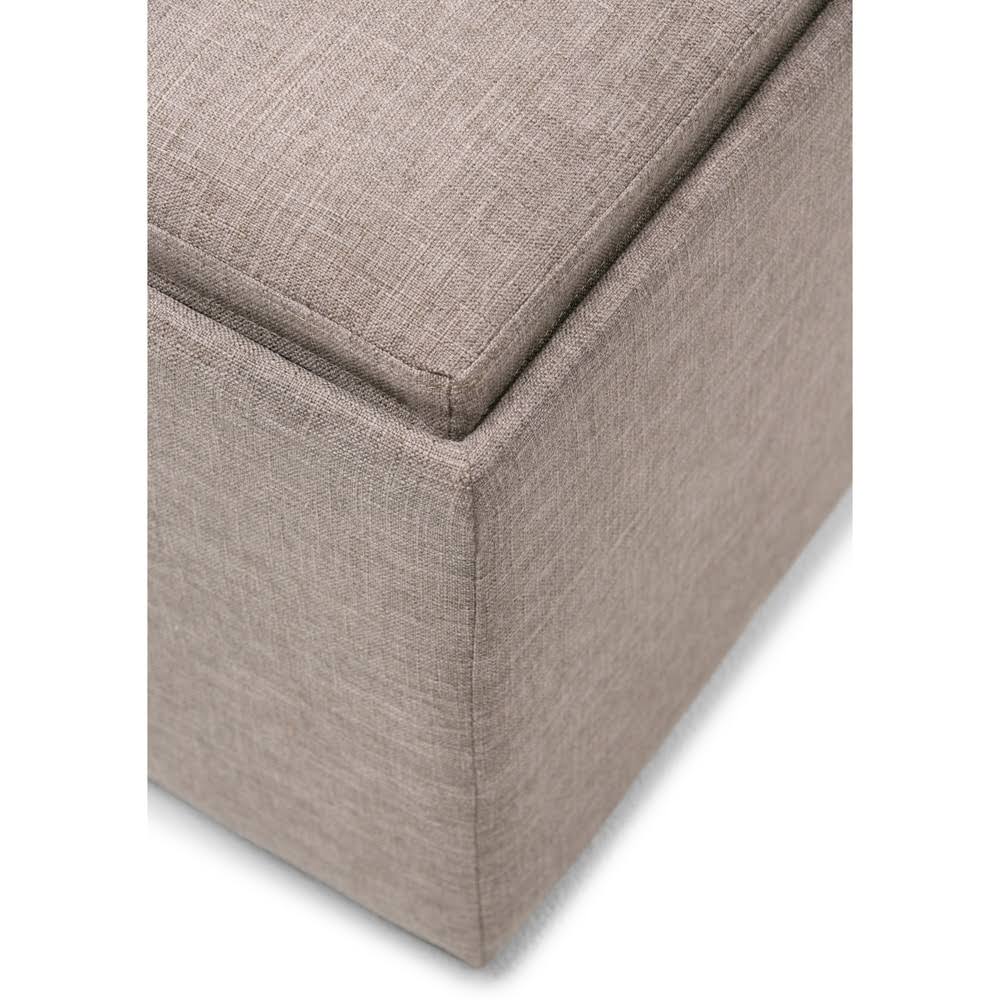 Tanners Brown Square Table Ottoman Z36759
