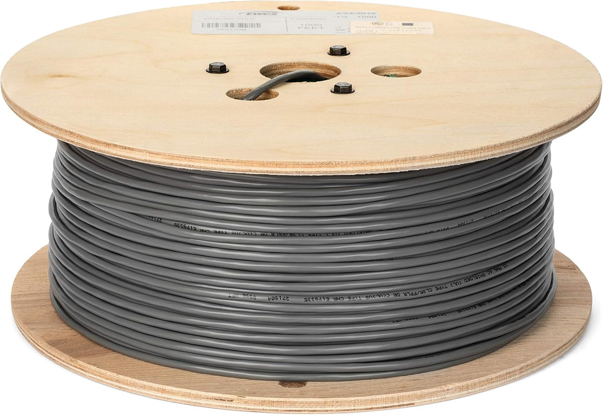 22 AWG 4/C Shielded Sound & Security Cable - 1000 Feet A7315