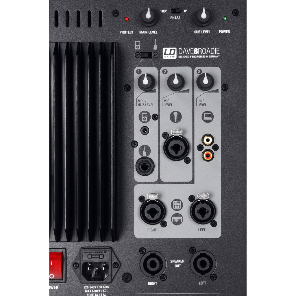 Portable Active PA System with 3-Channel Mixer R56464